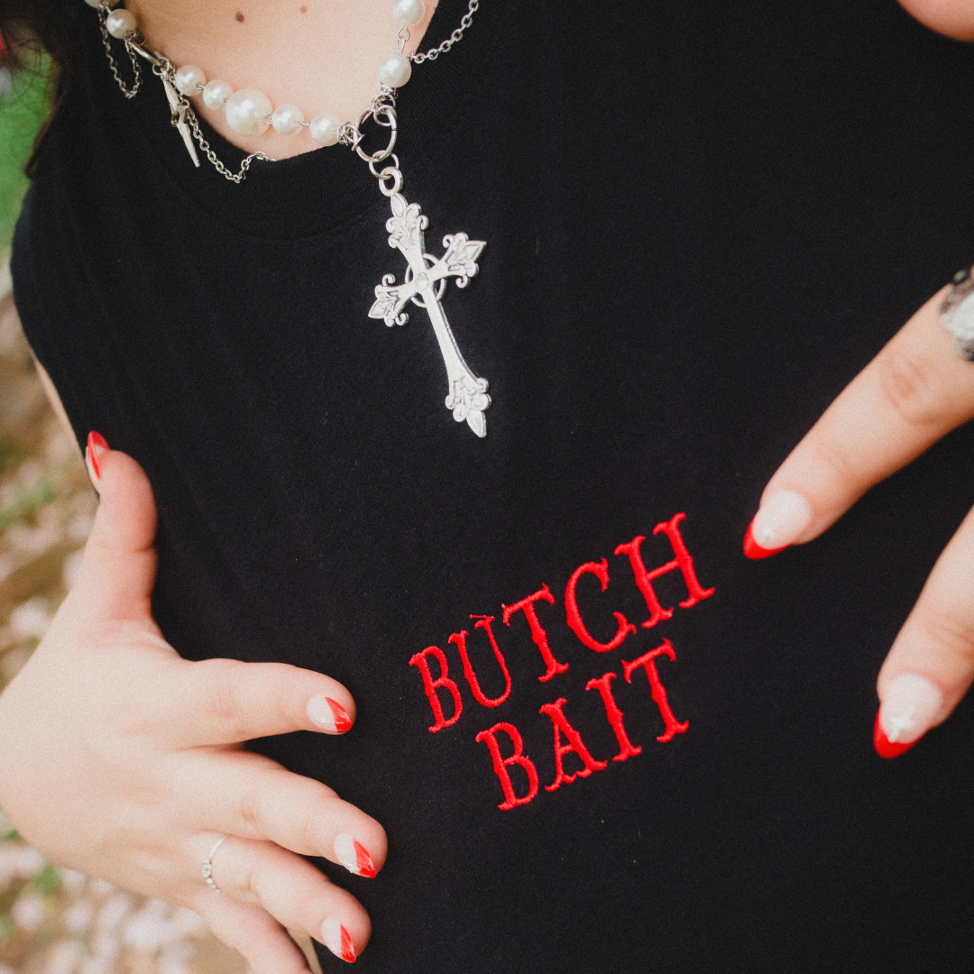 Butch Bait embroidered tank top - wife-pleaser/muscle shirt