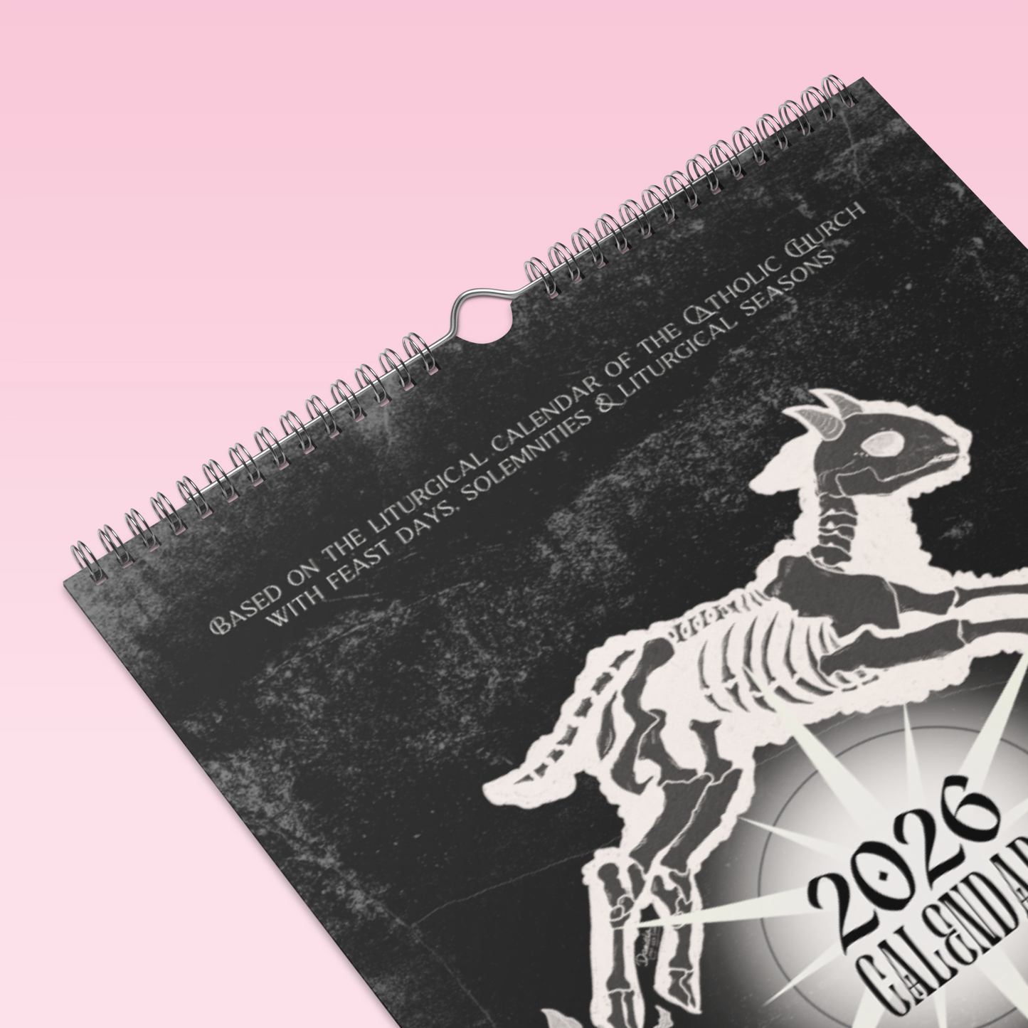 Illustrated Liturgical Calendar (2026) - AndHerSaints wall calendar (11'' x 17'')