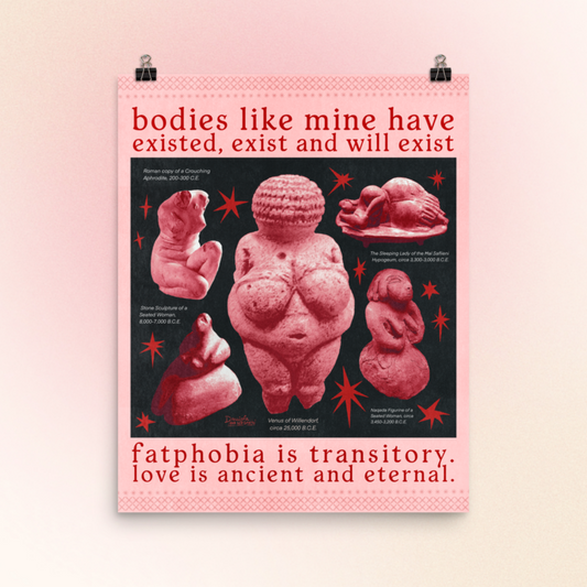 bodies like mine existed, exist and will exist (ENG) - print/poster