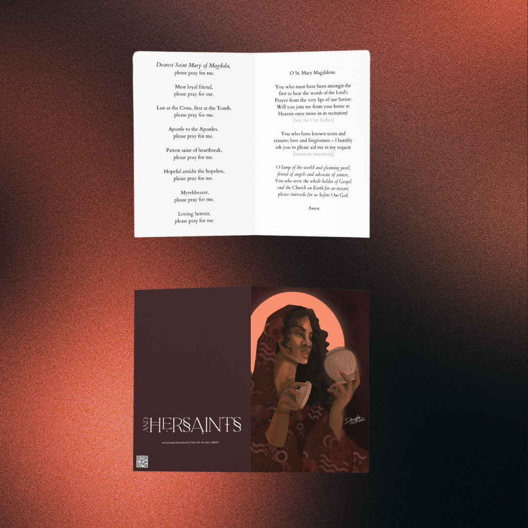 St. Mary Magdalene Myrrhbearer - prayer card