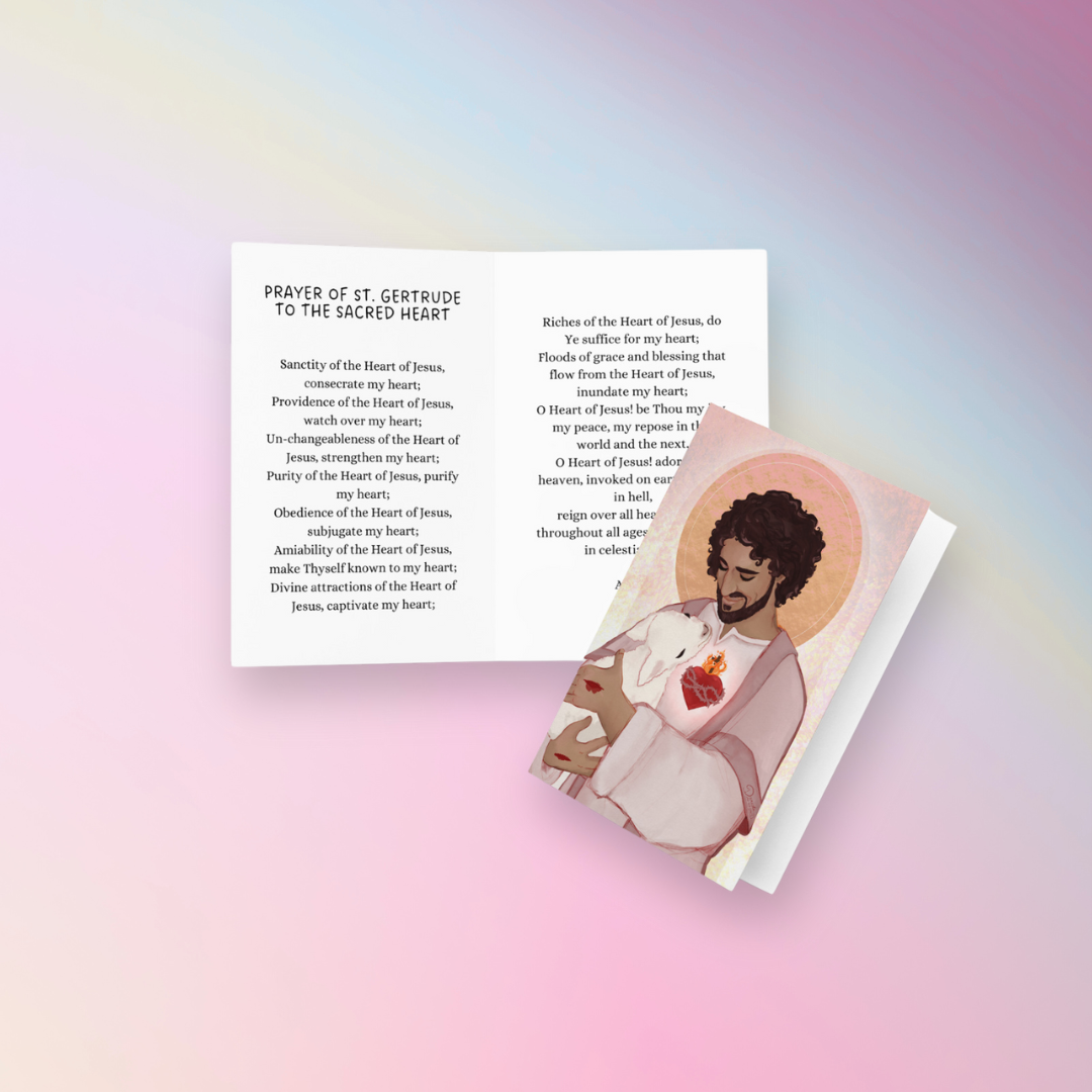 Sacred Heart of Jesus - prayer card