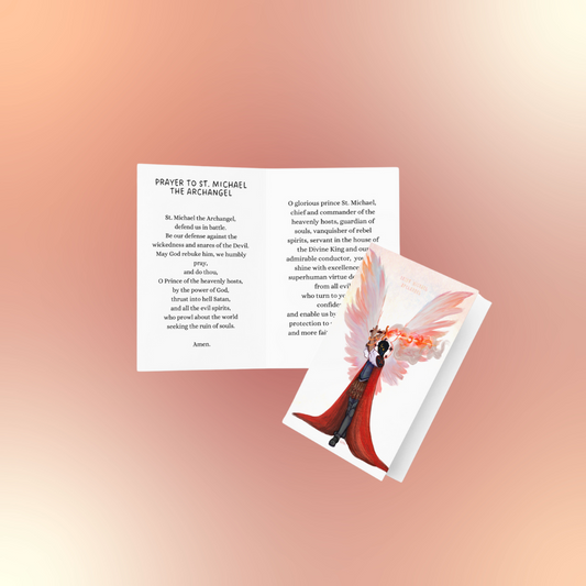 St. Michael the Archangel - prayer card
