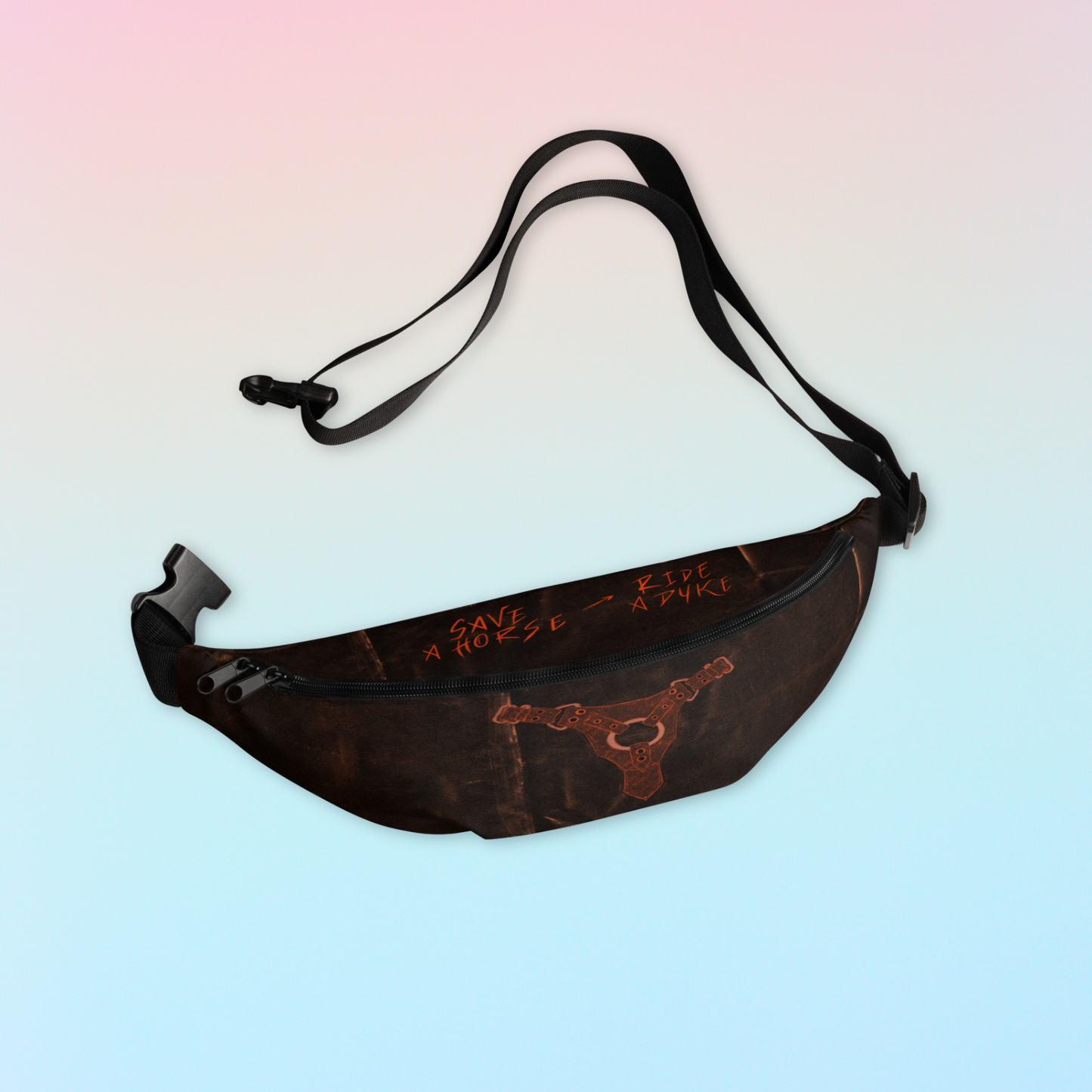 the strappy pack™ / save a horse, ride a... - fanny pack/cross-body bag